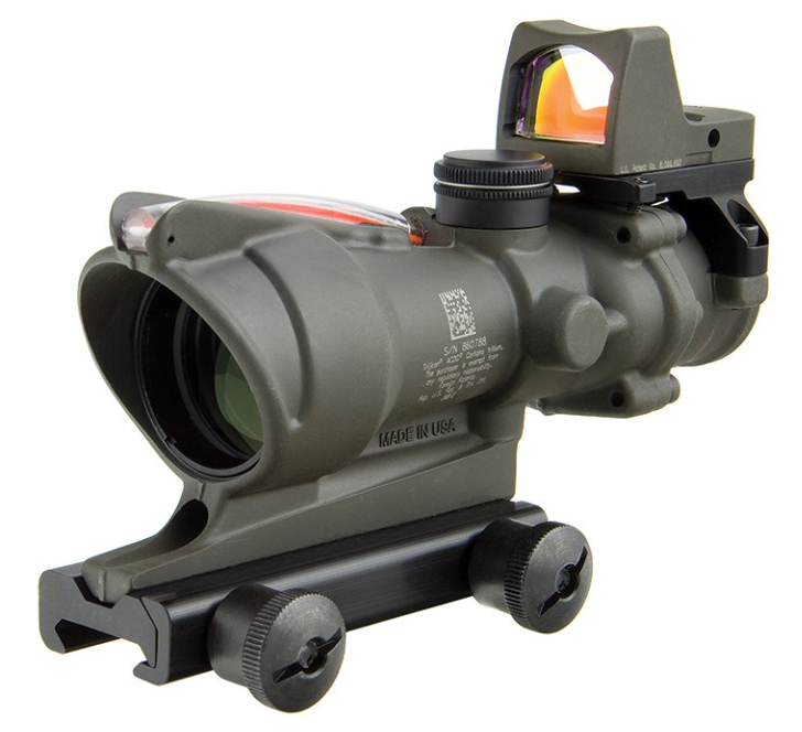 Trijicon ACOG 4x32 RMR BAC .223 BDC OD Green